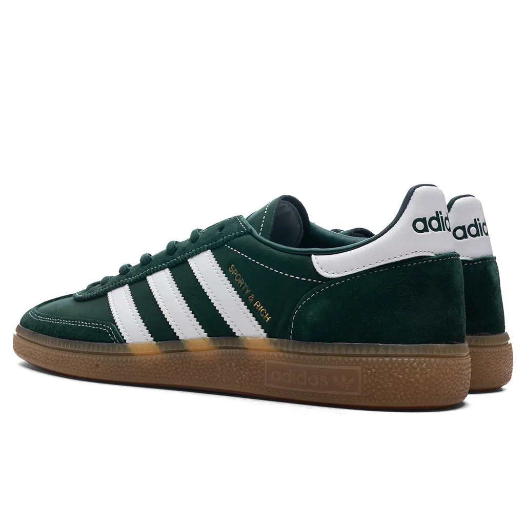 Adidas x Sporty & Rich Handball Spezial - Dark Green/Footwear White/Gum