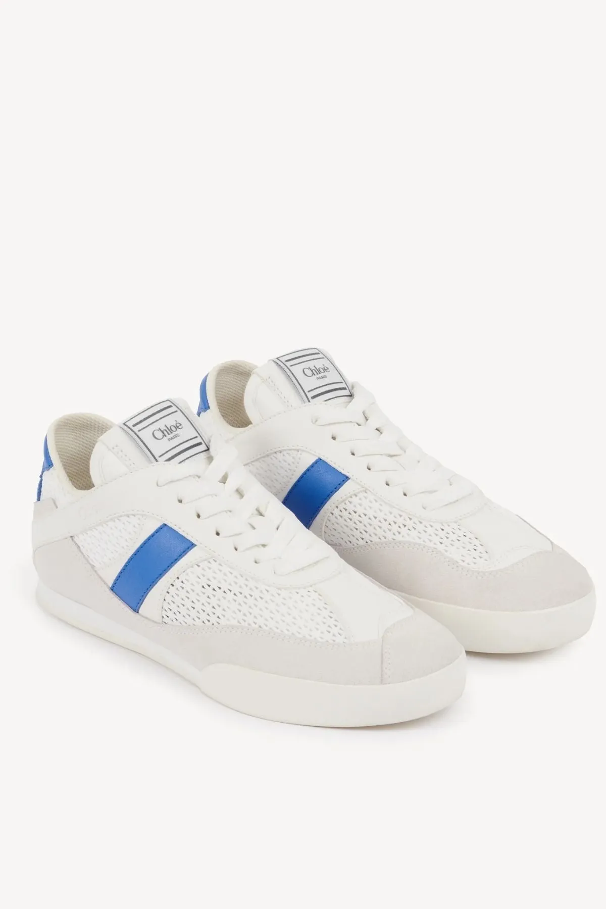 Chloé Kick Sneaker - White/ Blue