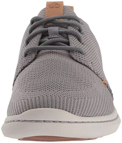 Clarks Men's Step Urban Mix Sneaker, Grey Textile Knit, 10 M US