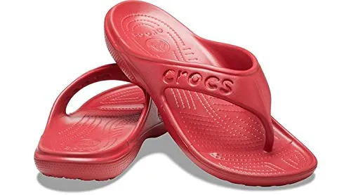 Crocs Unisex Adult Baya Flip Red Slipper-M10W12 (11999-6EN)