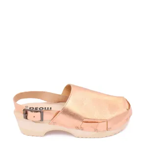 DONAU CLOG STRAP METALLIC COPPER