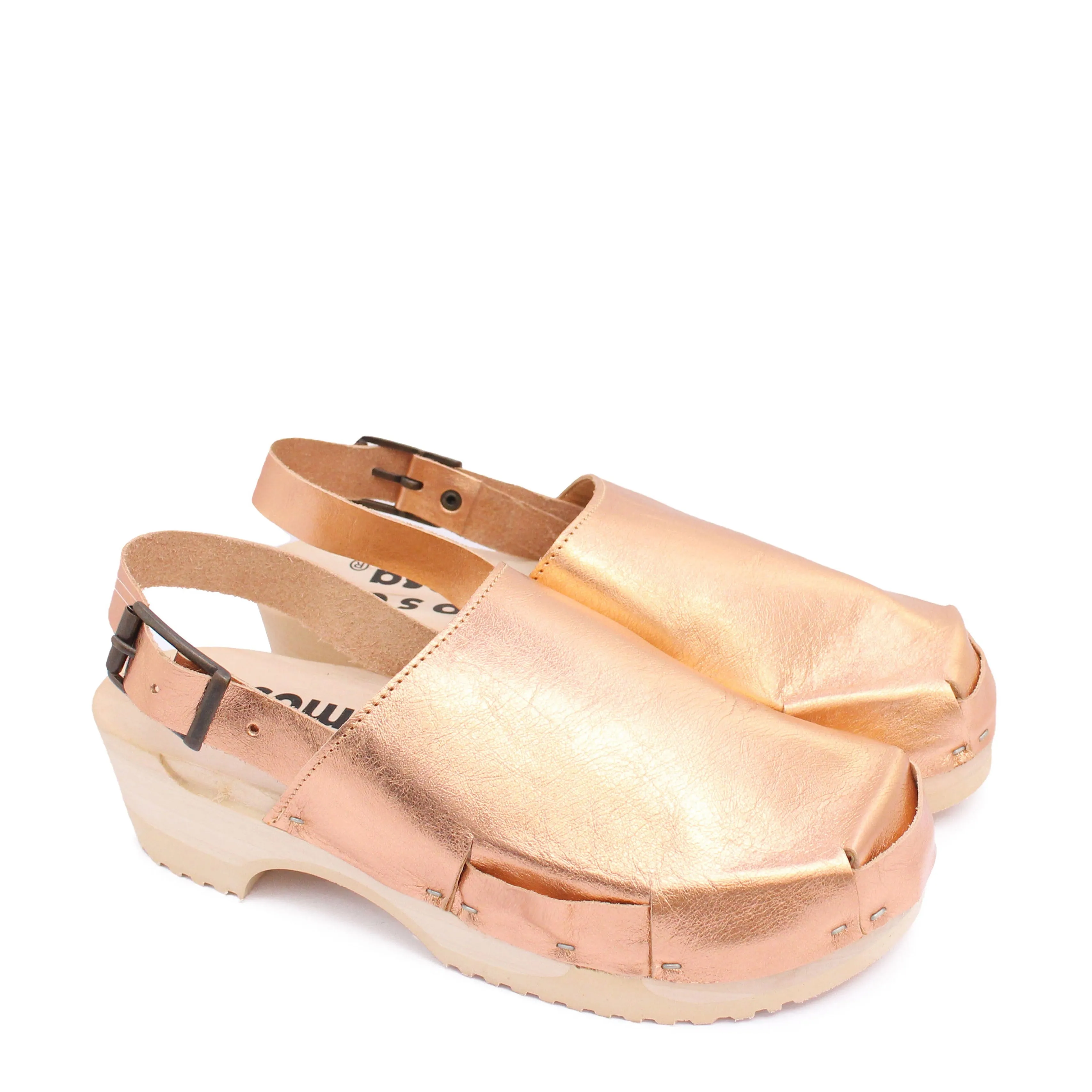 DONAU CLOG STRAP METALLIC COPPER