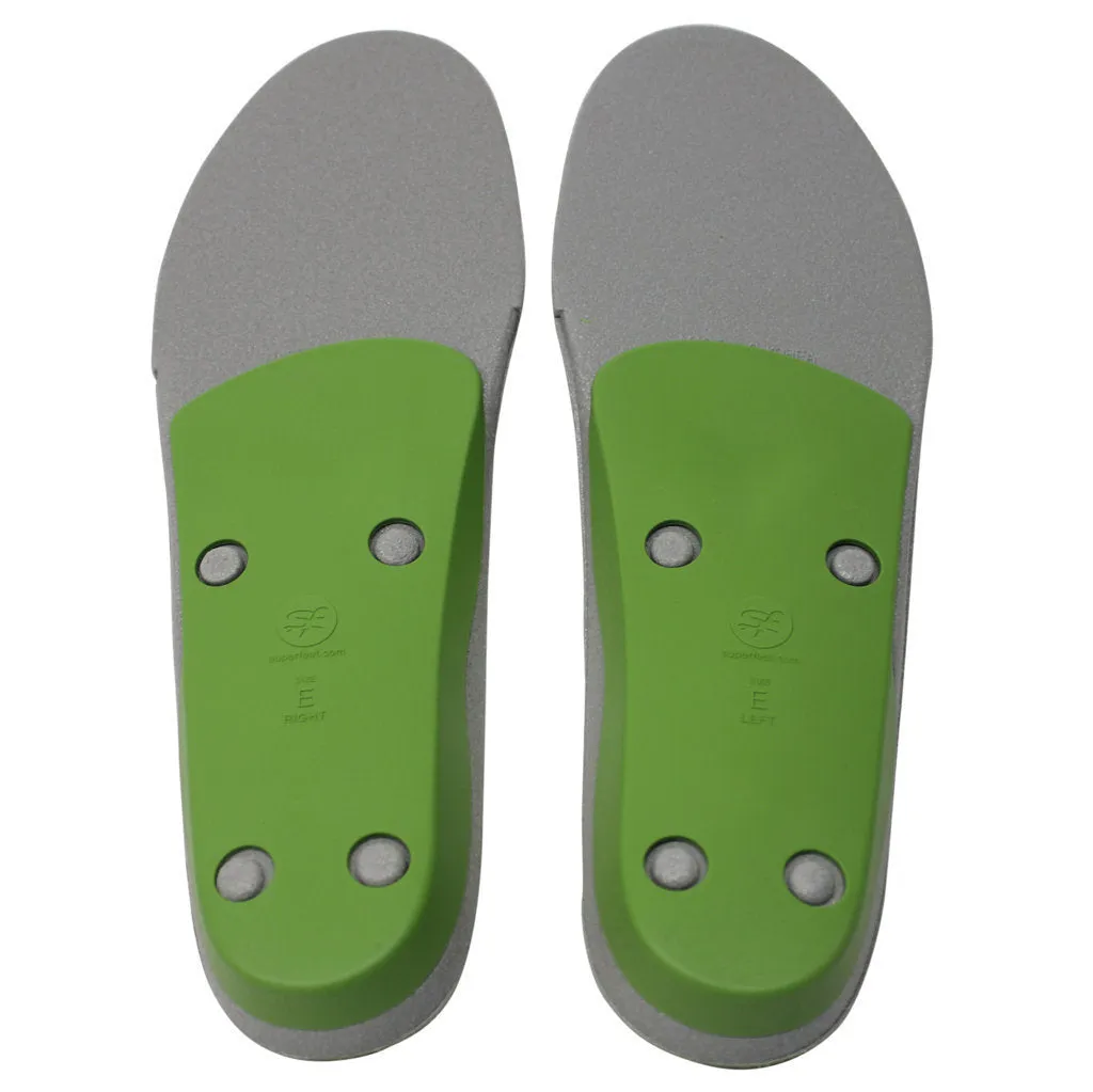 Green Textile Unisex Insoles