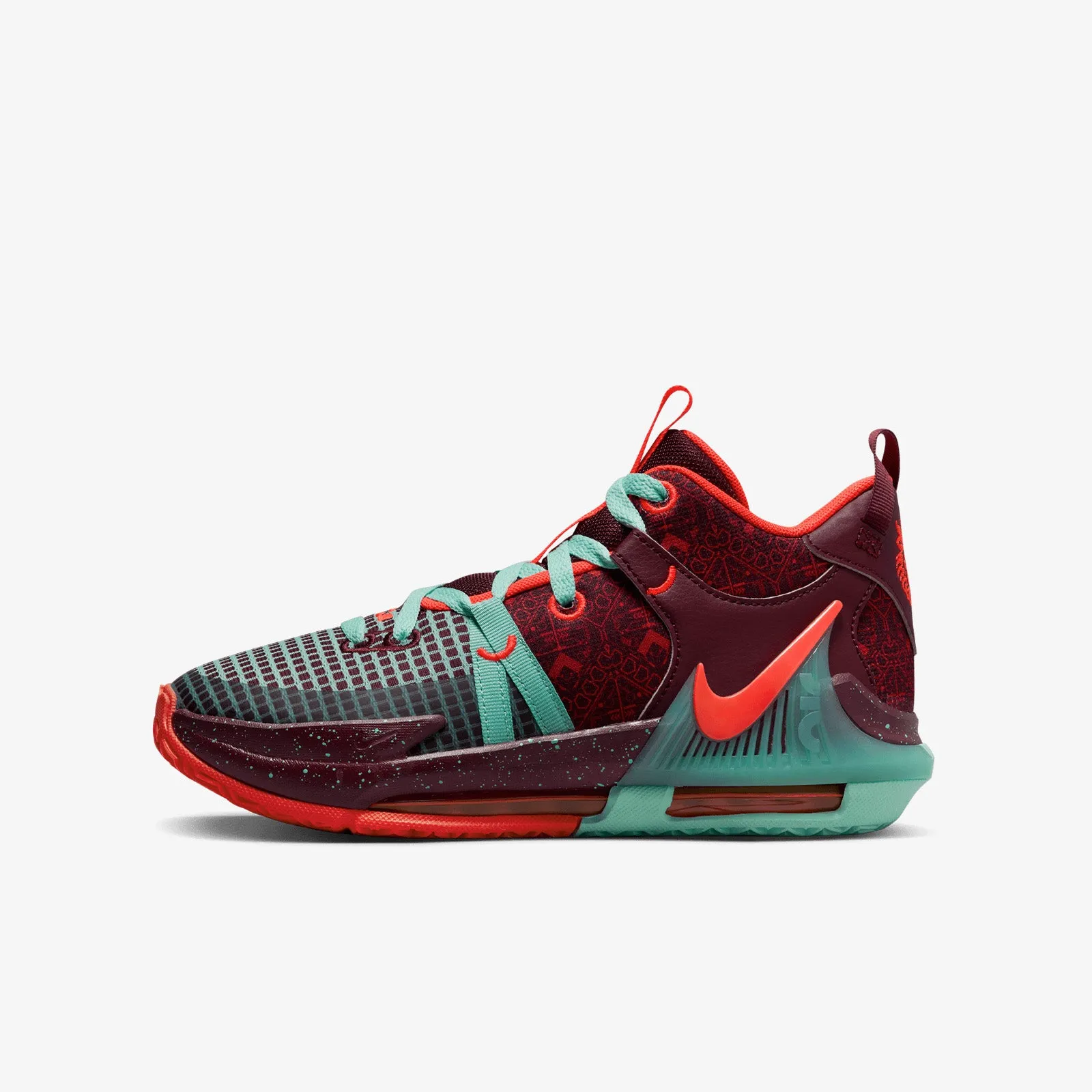 LeBron Witness 7 (GS) - Team Red/Jade