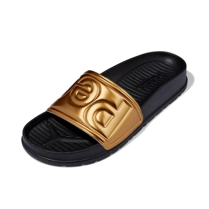 Lennon Slide (Metallic Gold   Really Black)