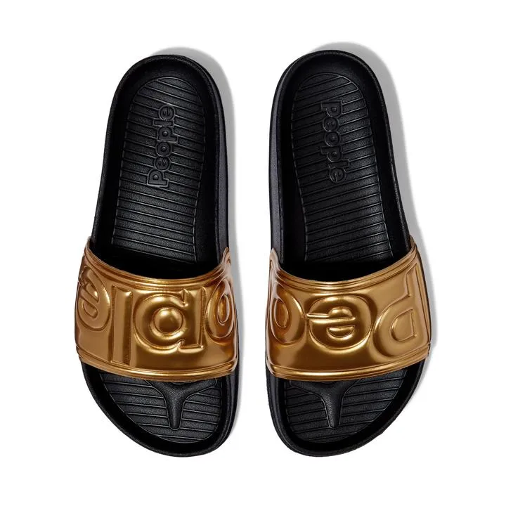 Lennon Slide (Metallic Gold   Really Black)