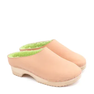 LEO Shearling   Camel Lime