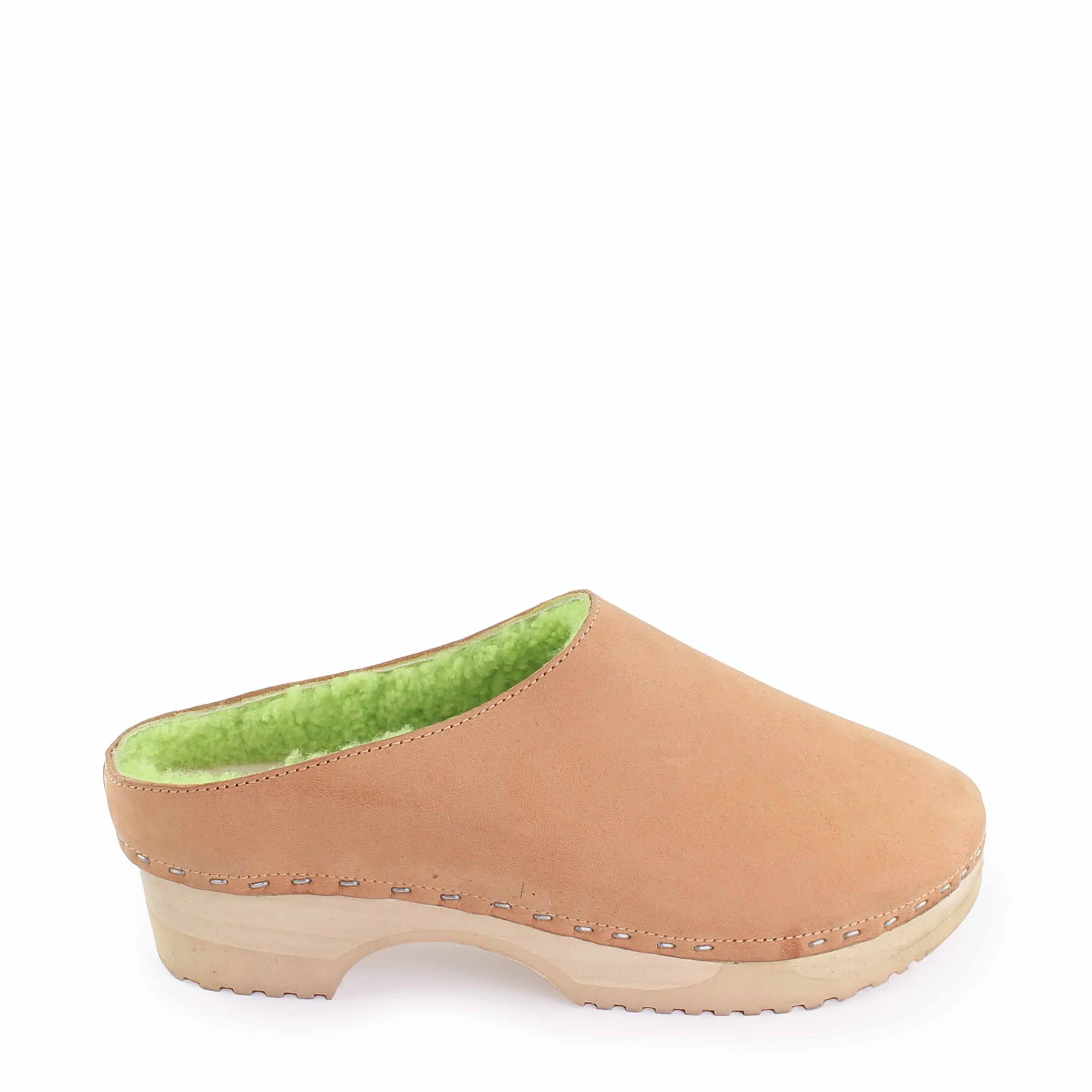 LEO Shearling   Camel Lime