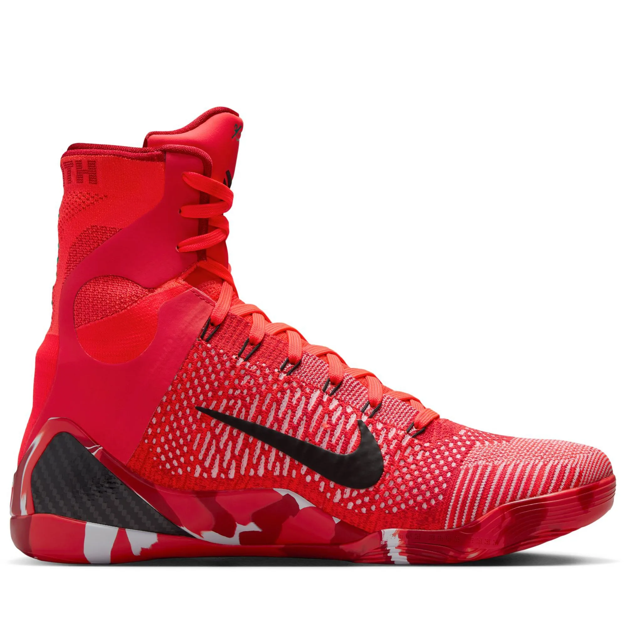 Nike Kobe IX Elite High Protro 'Christmas' - Bright Crimson/Black