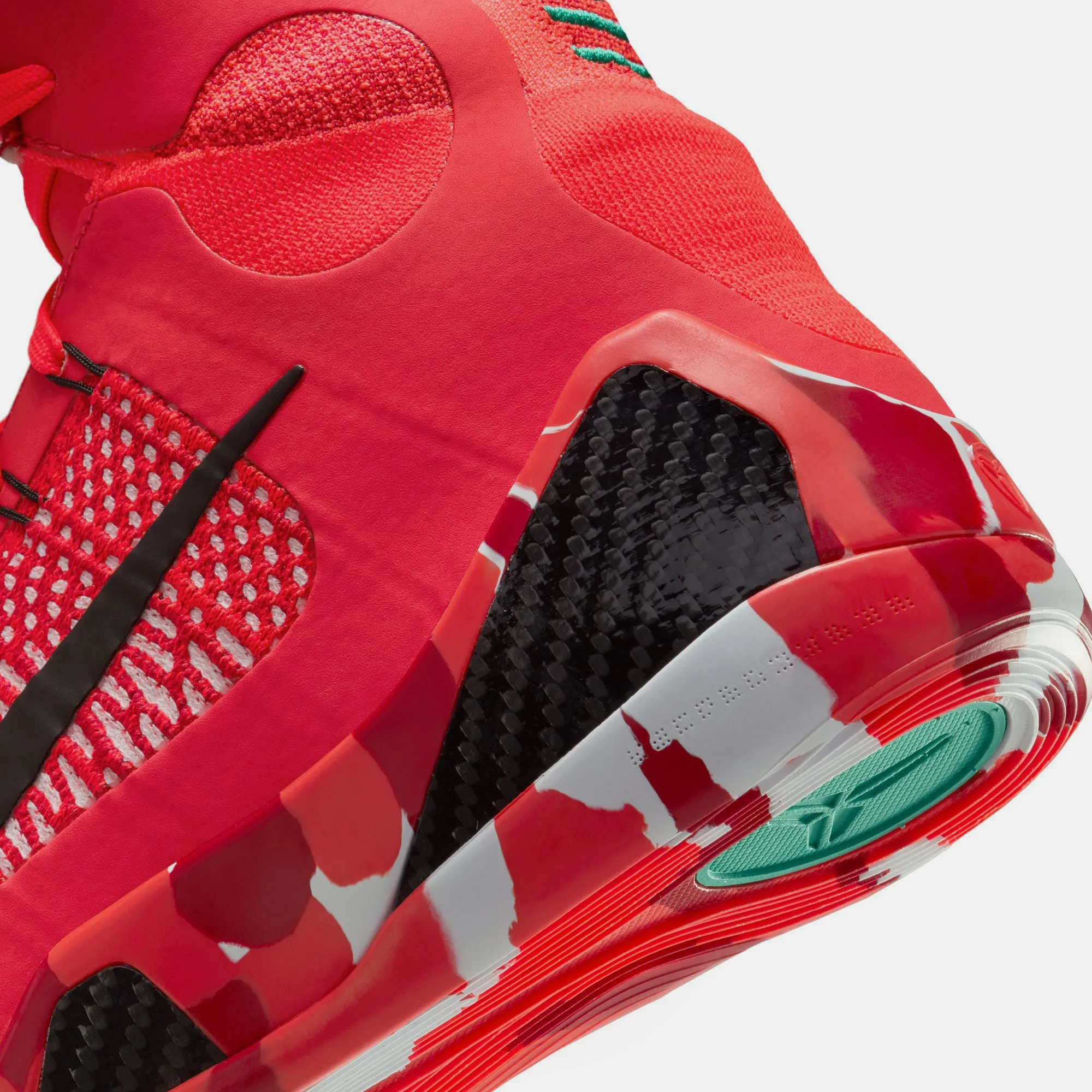Nike Kobe IX Elite High Protro 'Christmas' - Bright Crimson/Black