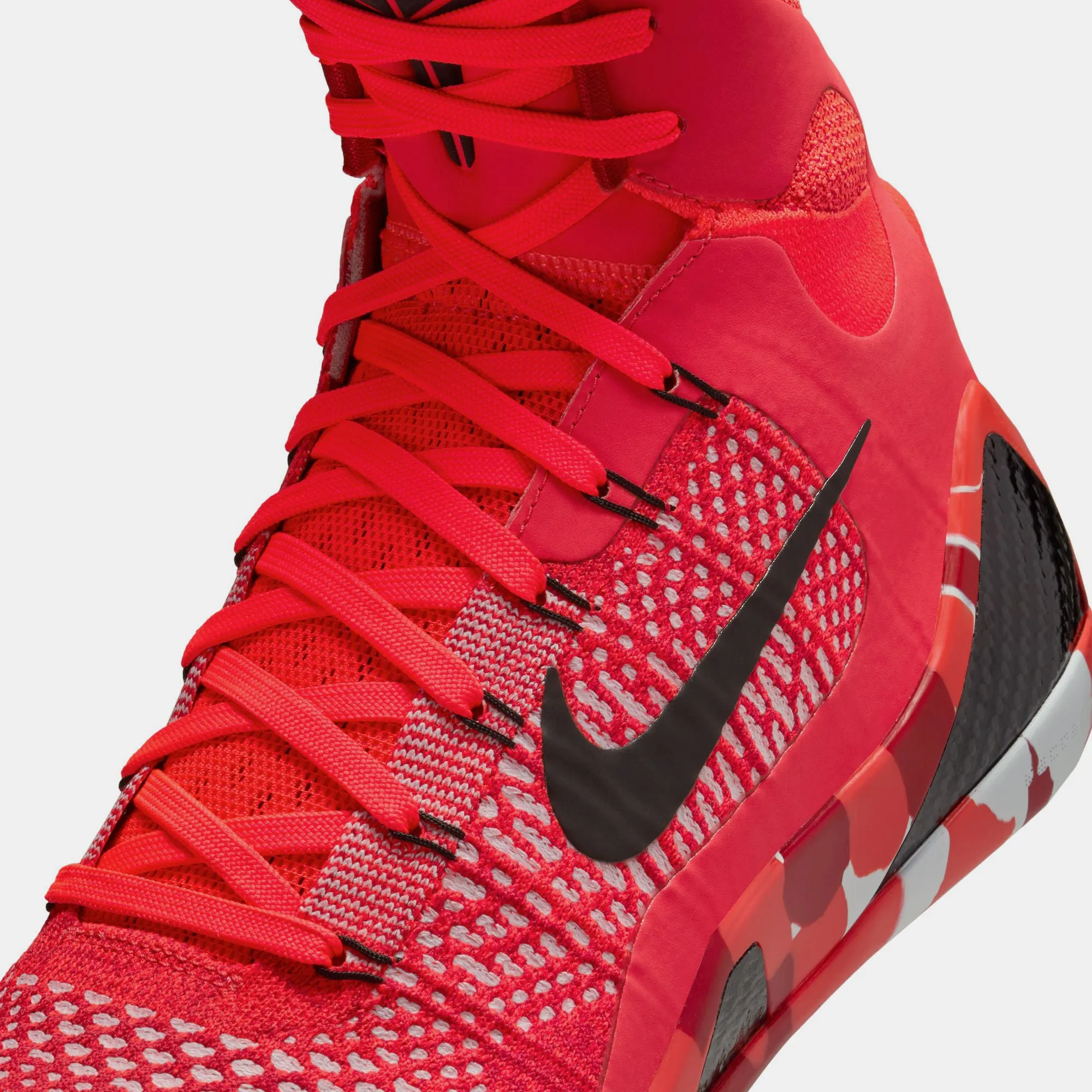 Nike Kobe IX Elite High Protro 'Christmas' - Bright Crimson/Black