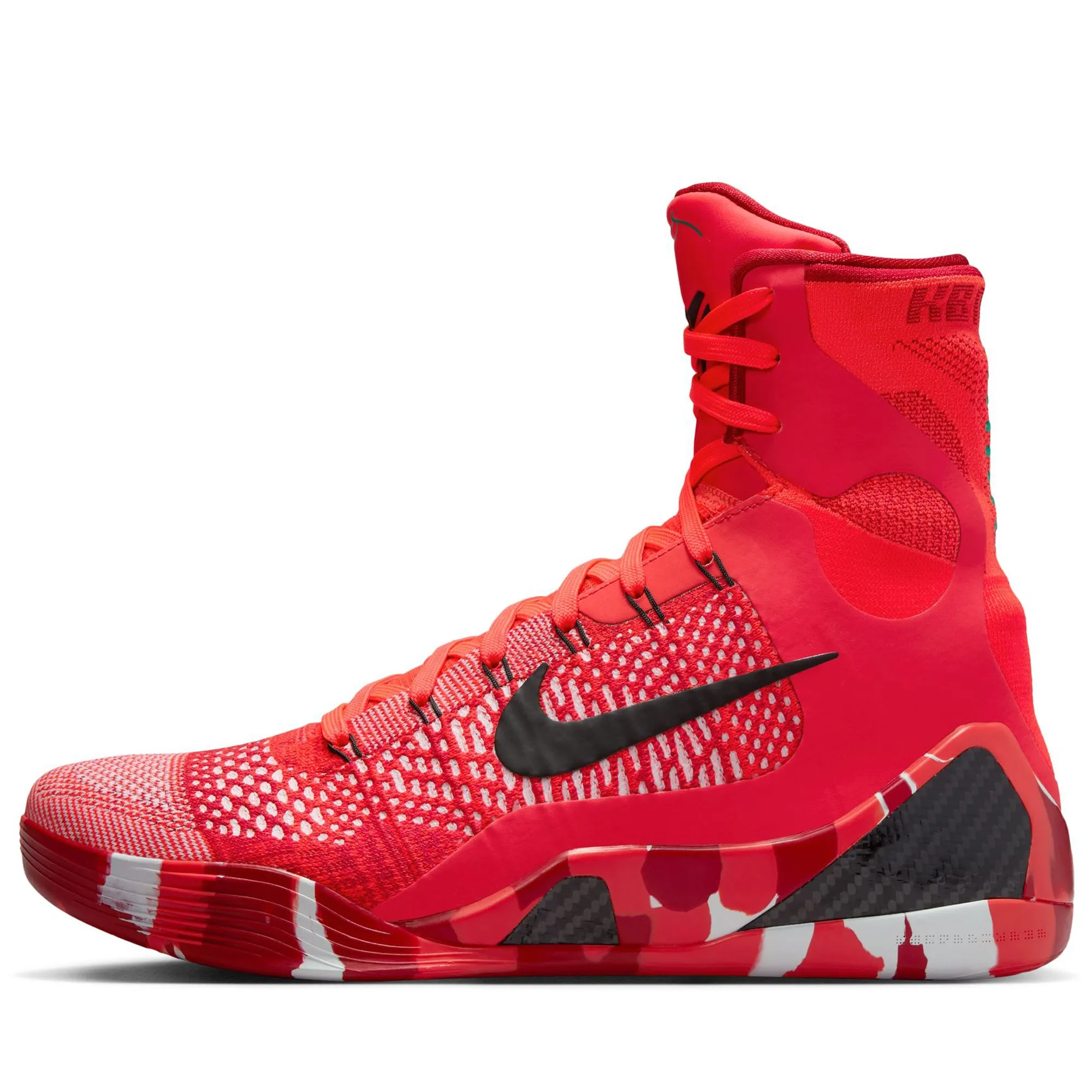 Nike Kobe IX Elite High Protro 'Christmas' - Bright Crimson/Black