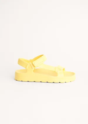 NINA SANDAL - PALE YELLOW