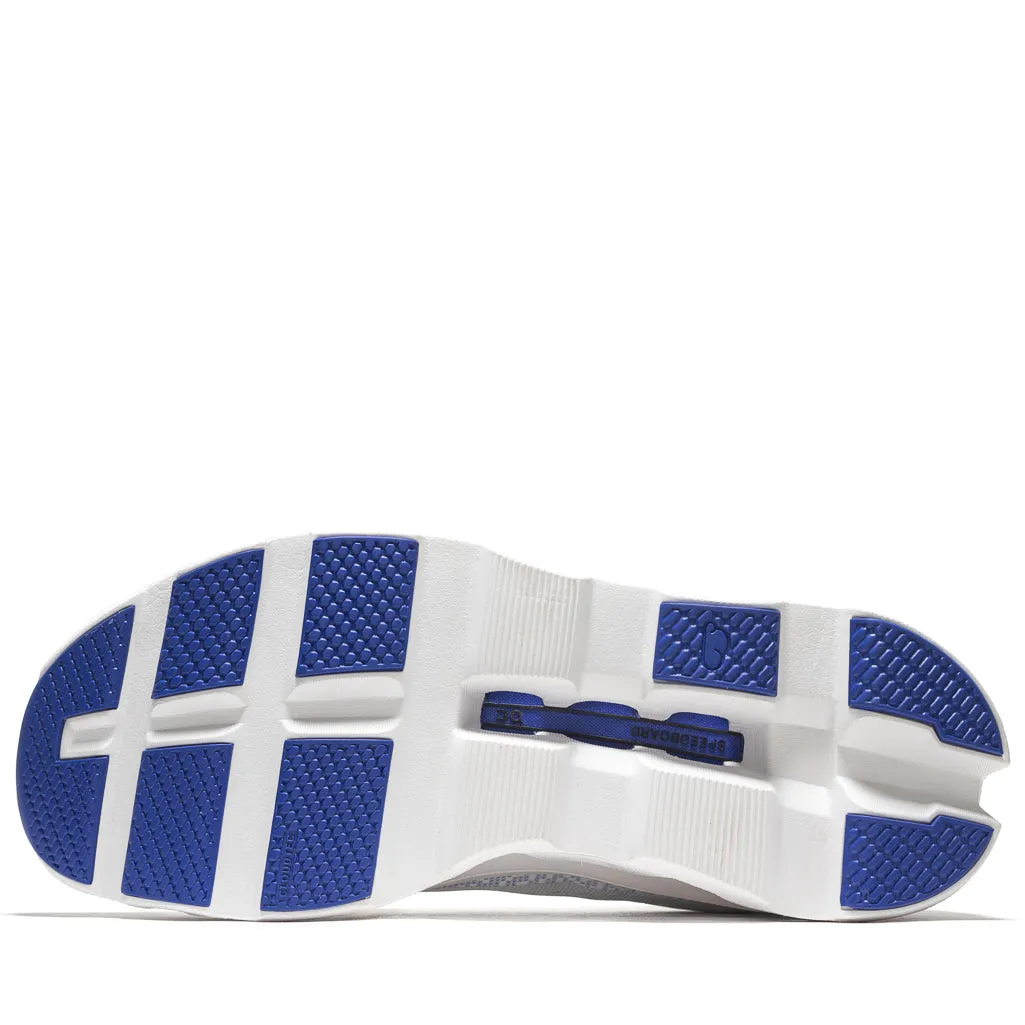 On Cloudmonster - White/Indigo
