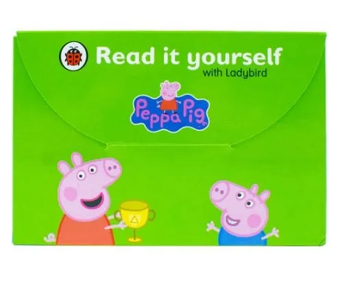 Peppa Pig Read It Yourself (Level 2) by Ladybird: 5 Books Collection Box Set - Ages 4  - Hardback