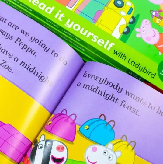 Peppa Pig Read It Yourself (Level 2) by Ladybird: 5 Books Collection Box Set - Ages 4  - Hardback