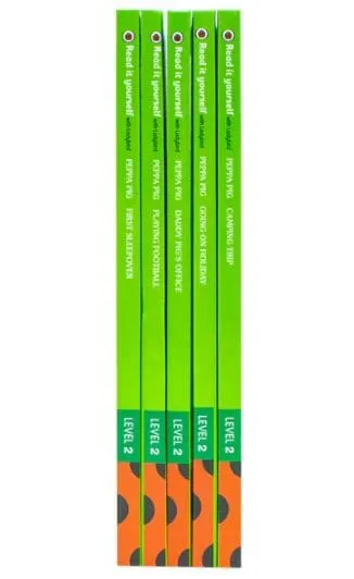 Peppa Pig Read It Yourself (Level 2) by Ladybird: 5 Books Collection Box Set - Ages 4  - Hardback