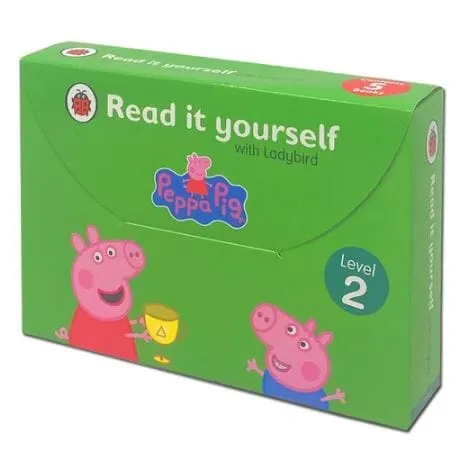 Peppa Pig Read It Yourself (Level 2) by Ladybird: 5 Books Collection Box Set - Ages 4  - Hardback