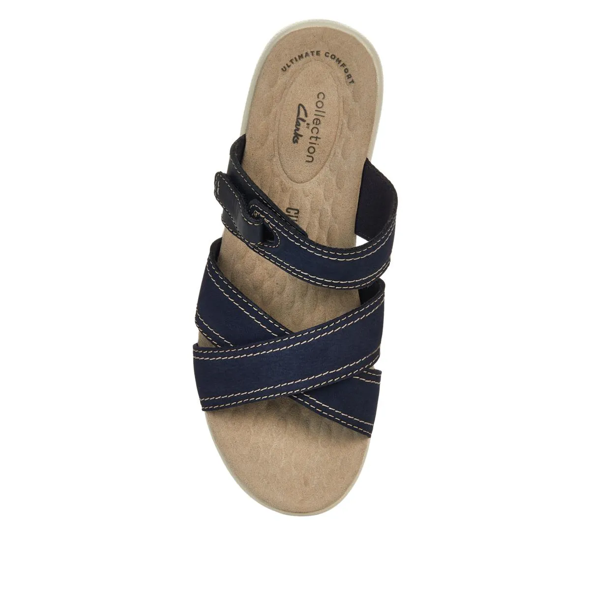 "AS IS" Clarks Collection Alexis Art Leather Sporty Sandal