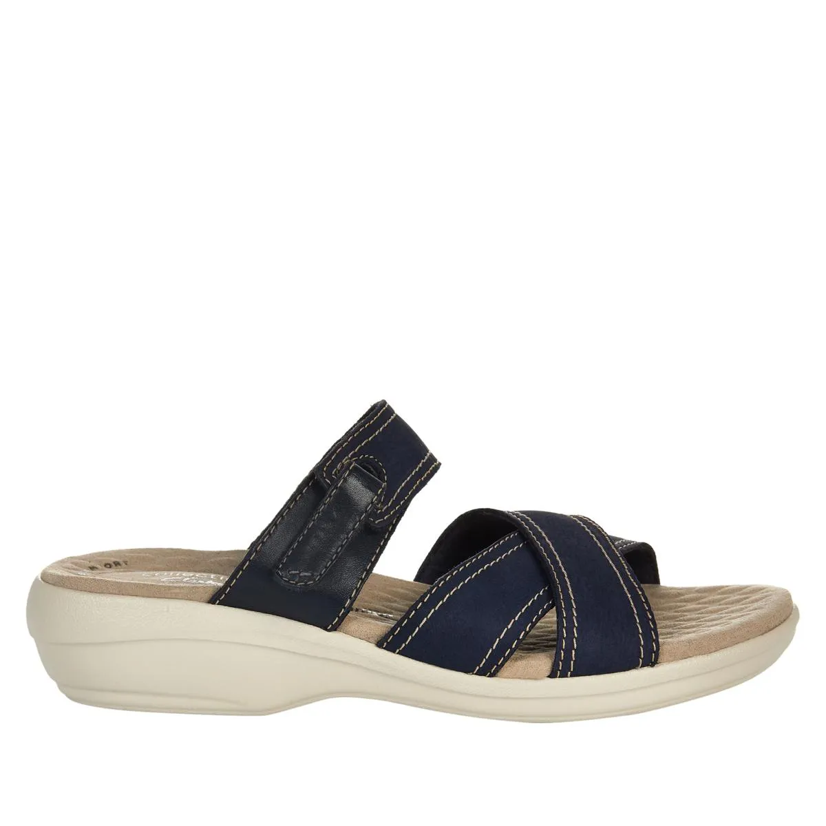 "AS IS" Clarks Collection Alexis Art Leather Sporty Sandal
