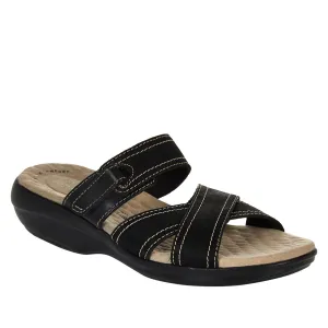 "AS IS" Clarks Collection Alexis Art Leather Sporty Sandal