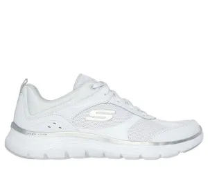 Skechers Flex Appeal 5.0 - Fresh Touch in White/Silver