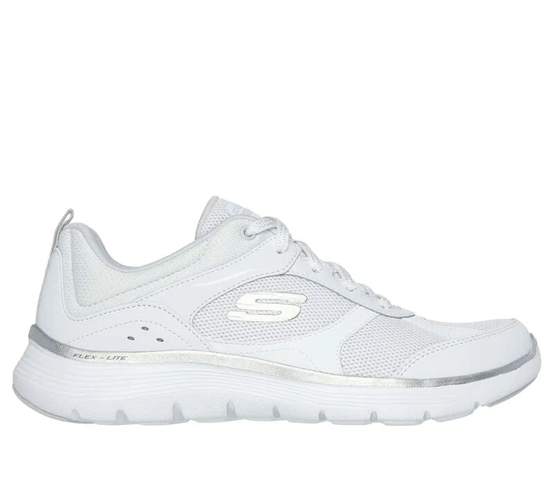 Skechers Flex Appeal 5.0 - Fresh Touch in White/Silver