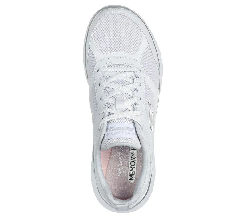 Skechers Flex Appeal 5.0 - Fresh Touch in White/Silver