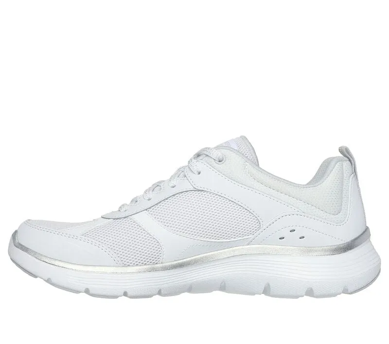Skechers Flex Appeal 5.0 - Fresh Touch in White/Silver