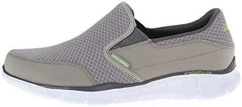 Skechers Sport Men's Equalizer Persistent Slip-On Sneaker, Gray, 9.5 M US