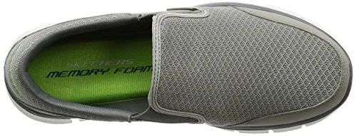 Skechers Sport Men's Equalizer Persistent Slip-On Sneaker, Gray, 9.5 M US