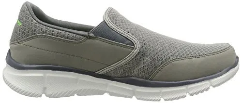 Skechers Sport Men's Equalizer Persistent Slip-On Sneaker, Gray, 9.5 M US