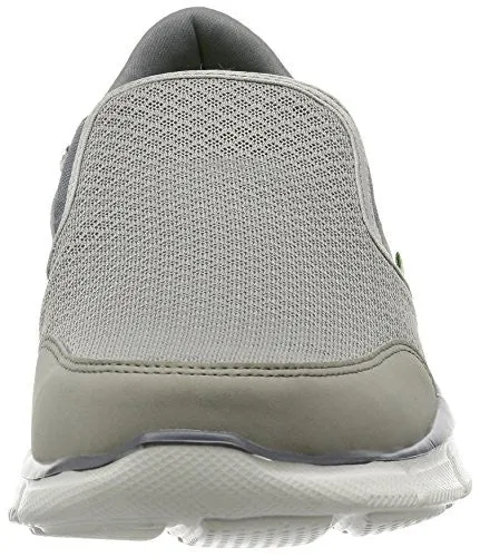 Skechers Sport Men's Equalizer Persistent Slip-On Sneaker, Gray, 9.5 M US