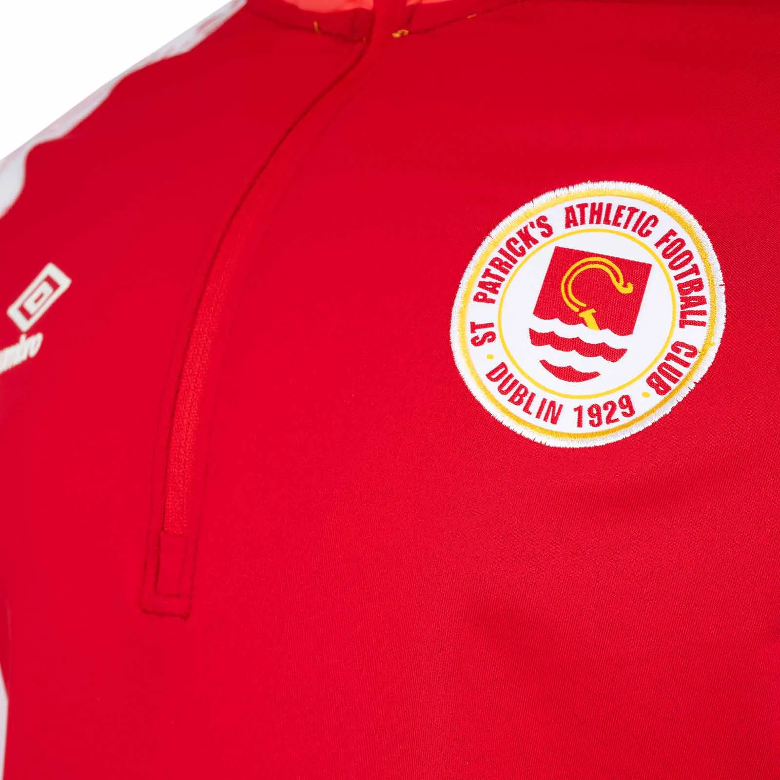 Umbro St Patricks Athletic Football Club 2025 Kids Half-Zip Warm Up Top