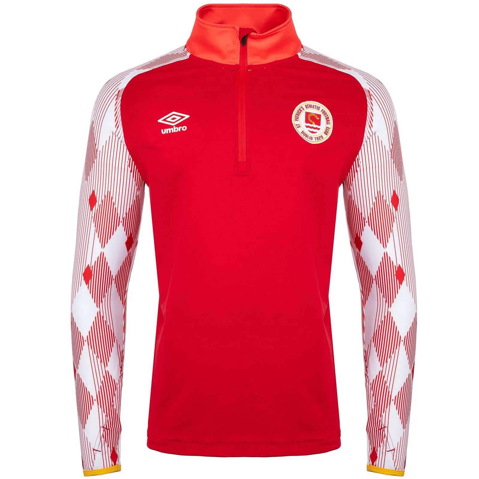 Umbro St Patricks Athletic Football Club 2025 Kids Half-Zip Warm Up Top
