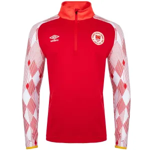 Umbro St Patricks Athletic Football Club 2025 Kids Half-Zip Warm Up Top