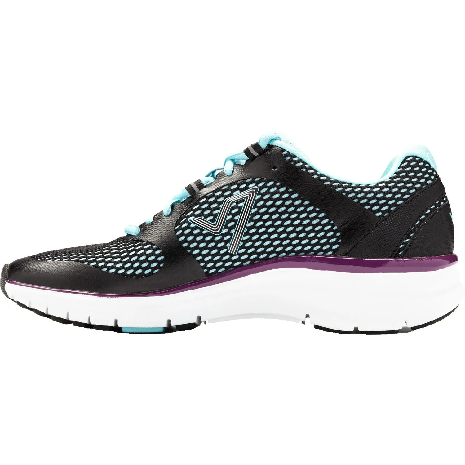 Women's Vionic Elation 1.0 Black/Teal Synthetic Mesh