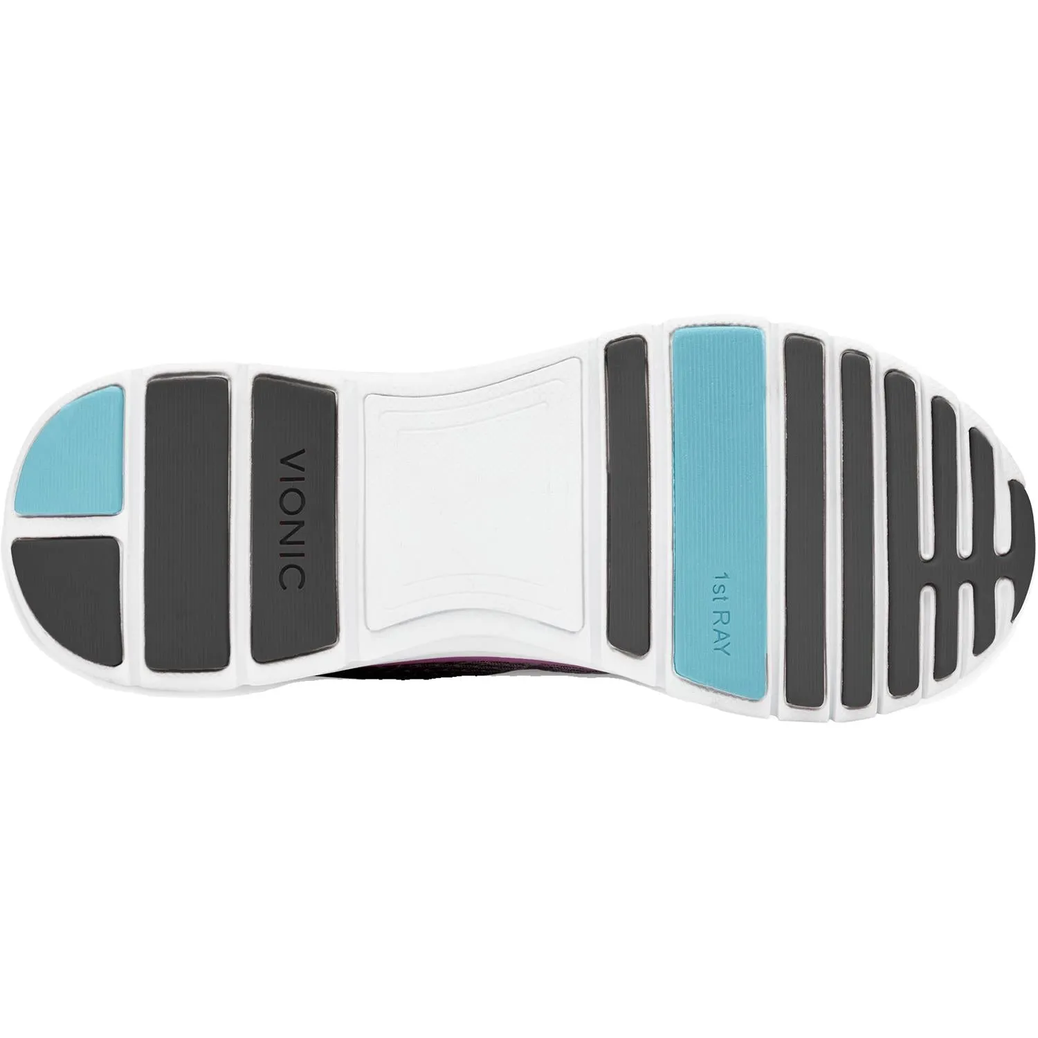 Women's Vionic Elation 1.0 Black/Teal Synthetic Mesh